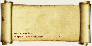 Miljana Perušinović vizit kartica